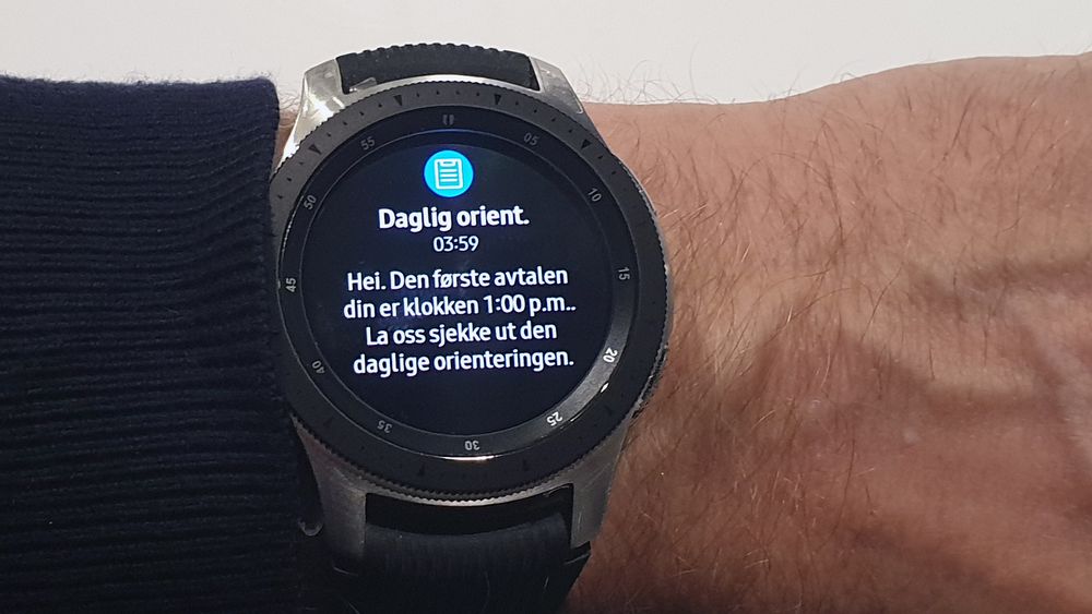 TEST: Samsung Galaxy Watch Digi.no Test av Samsung Galaxy Watch Samsungs smartklokke kan mye